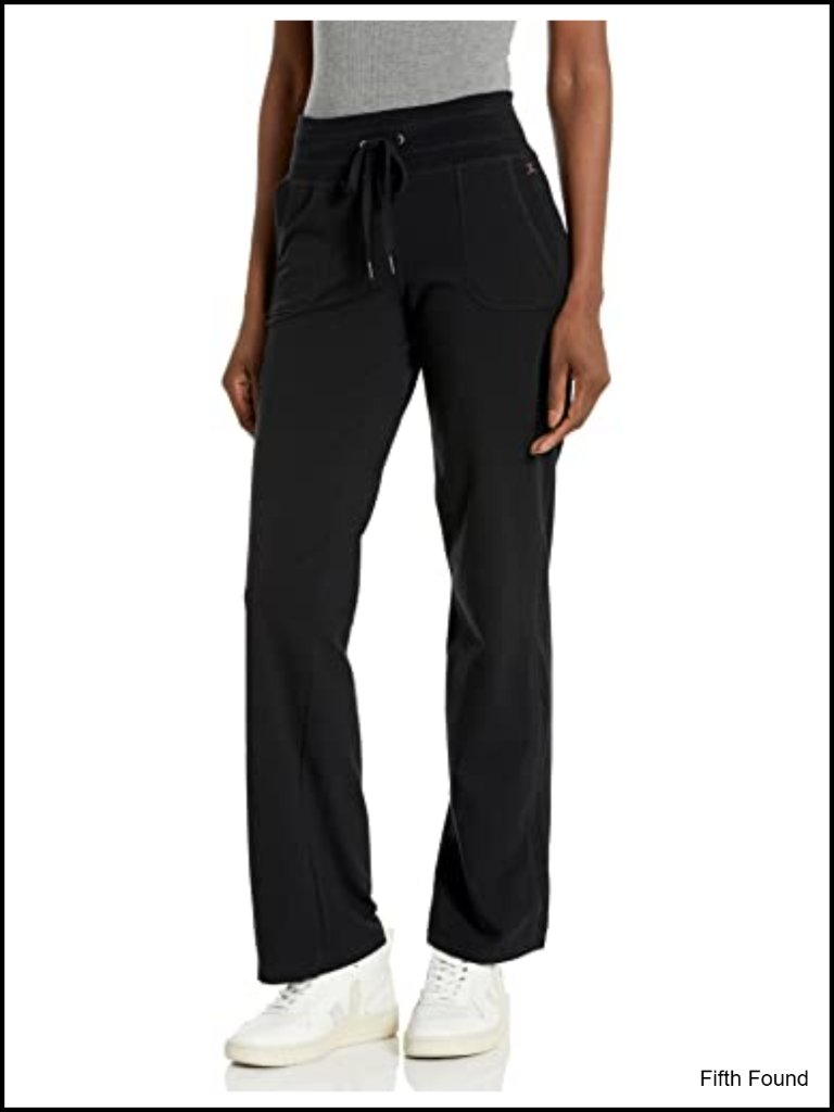 Cotton Spandex Drawstring Sweatpants Straight Leg 32 Inseam